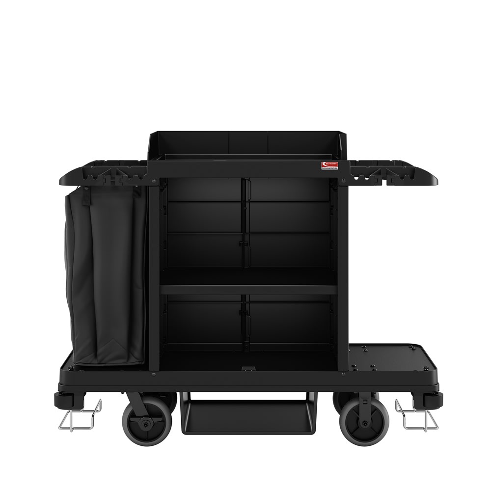 GuestSupply US | Suncast Commercial Standard Housekeeping Cart, Black